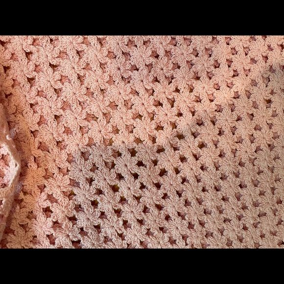 Cornelloki Pink Crocheted Dress Size 2 Vintage - Picture 3 of 3